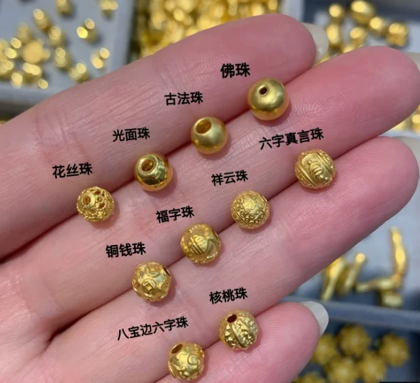 24k-pure-gold-beads-999-real-gold-6mm-beads-loose-beads-gold-jewelry-accessories