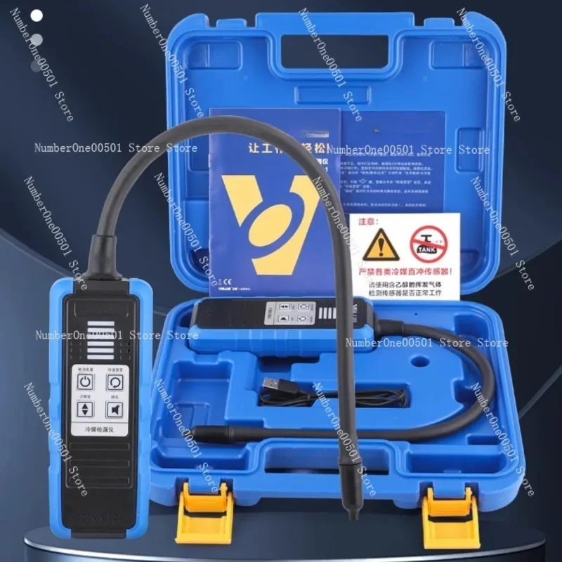 

VML1 Детектор утечки для хладагента R22 R410A R32 Гагалогенный газ HVAC Автомобильная система переменного тока Охлаждающий фреон-снайфер