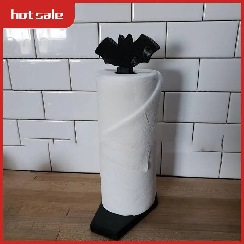 

A52I-Kitchen Paper Towel Holder Countertop,Bat Coffin Paper Towel Holder For Bathroom Organization,Standard And Jumbo Rolls