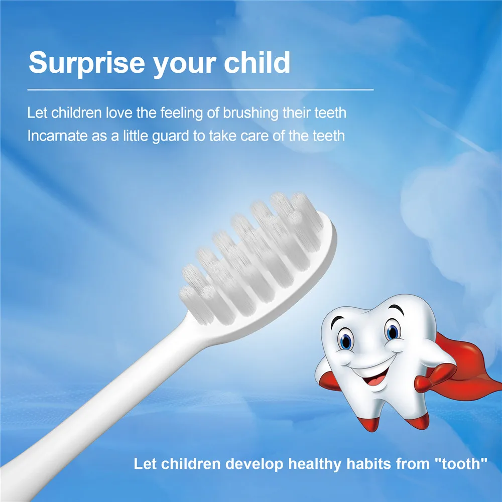 2023 Child Sonic Electric Toothbrush Electric Usb Cartoon Toothbrush for kids Replace Toothbrush kids toothbrush Electric