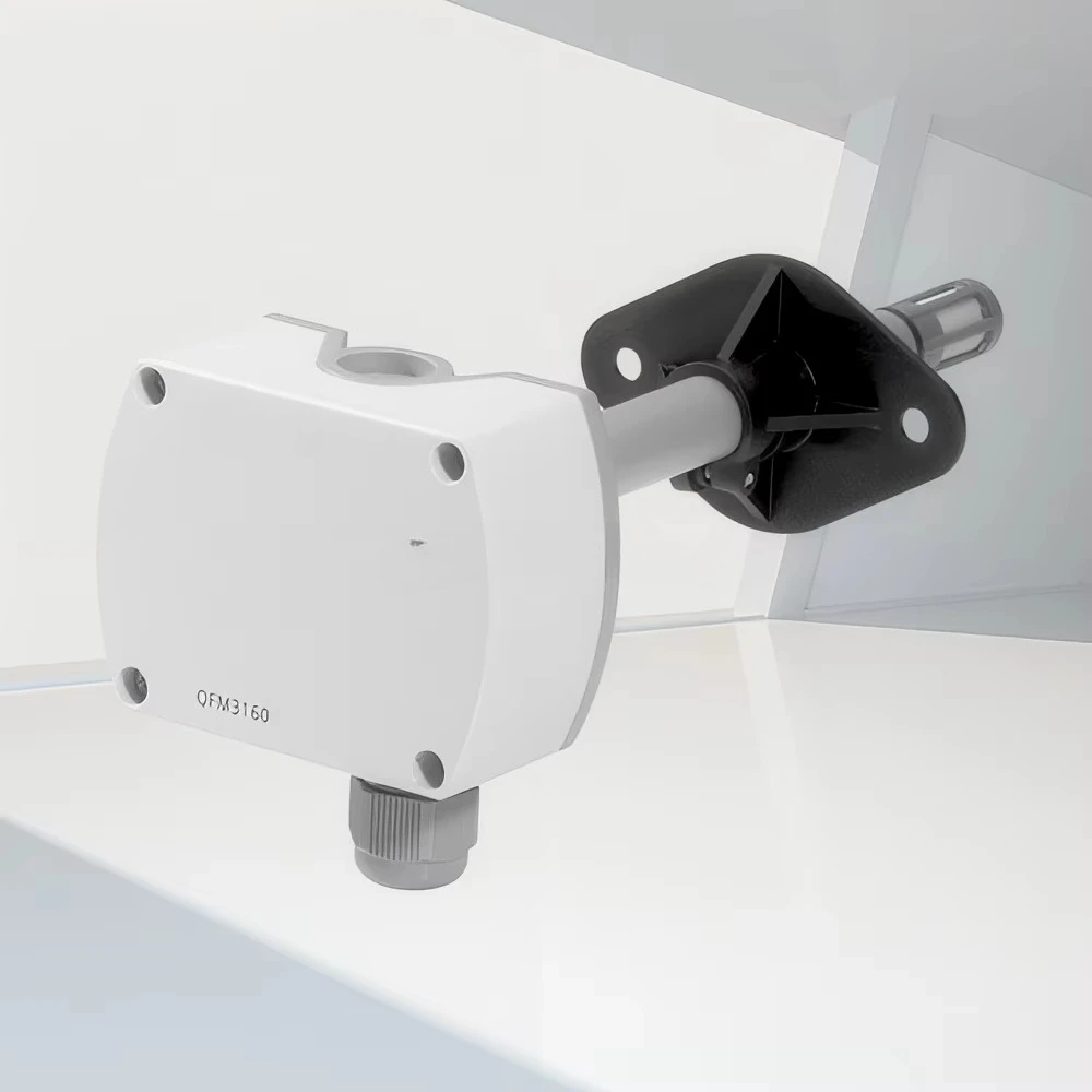 QFM2101 Precision Air Duct Sensor 4-20mA Signal IP65 Waterproof Industrial Commercial Use