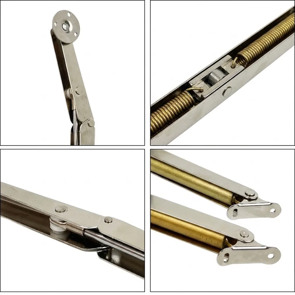 Soft Close Lid Hinges 12 inch Hydraulic Support Rod for Chests Boxes and Cabinet Upgrades 100N Force Smooth Operation