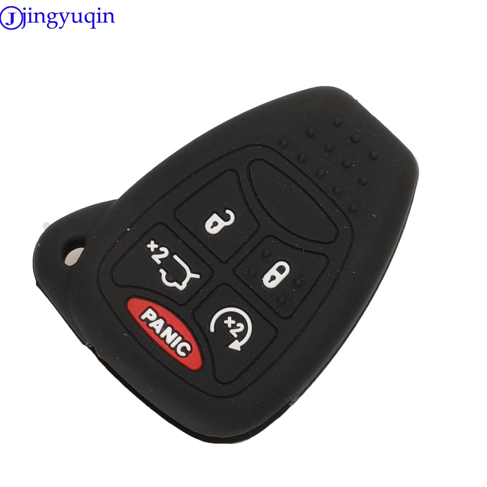 jingyuqin 5B Remote Car Key Case Silicone For Chrysler 300 PT Dodge Caliber Jeep Patriot Liberty