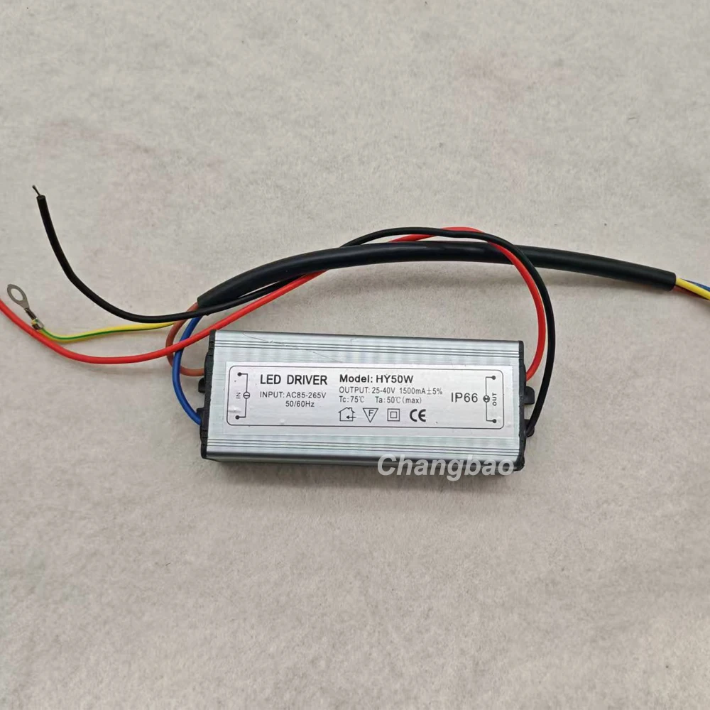 50W Constant Current High Power Led 25-40VDC 1.5A