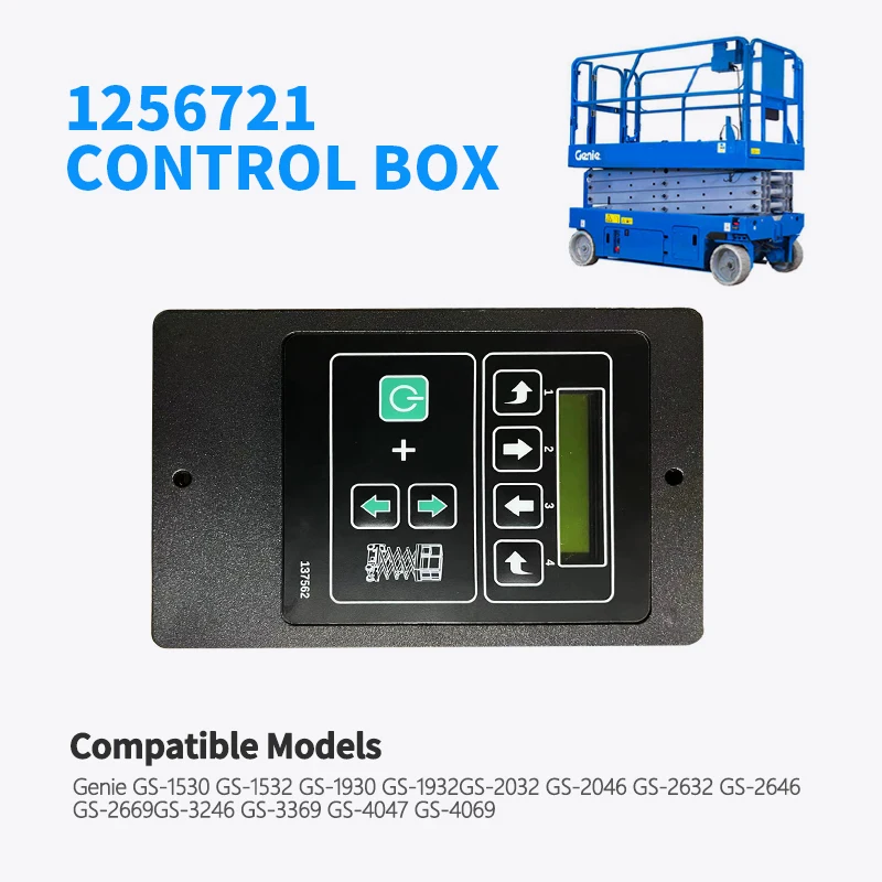 

Универсальный блок управления 1256721GT, совместимый с ножничными подъемниками Genie GS-1530, GS-1532, GS-1930, GS-1932, GS-2032, GS-2046, GS-2632, GS-2646