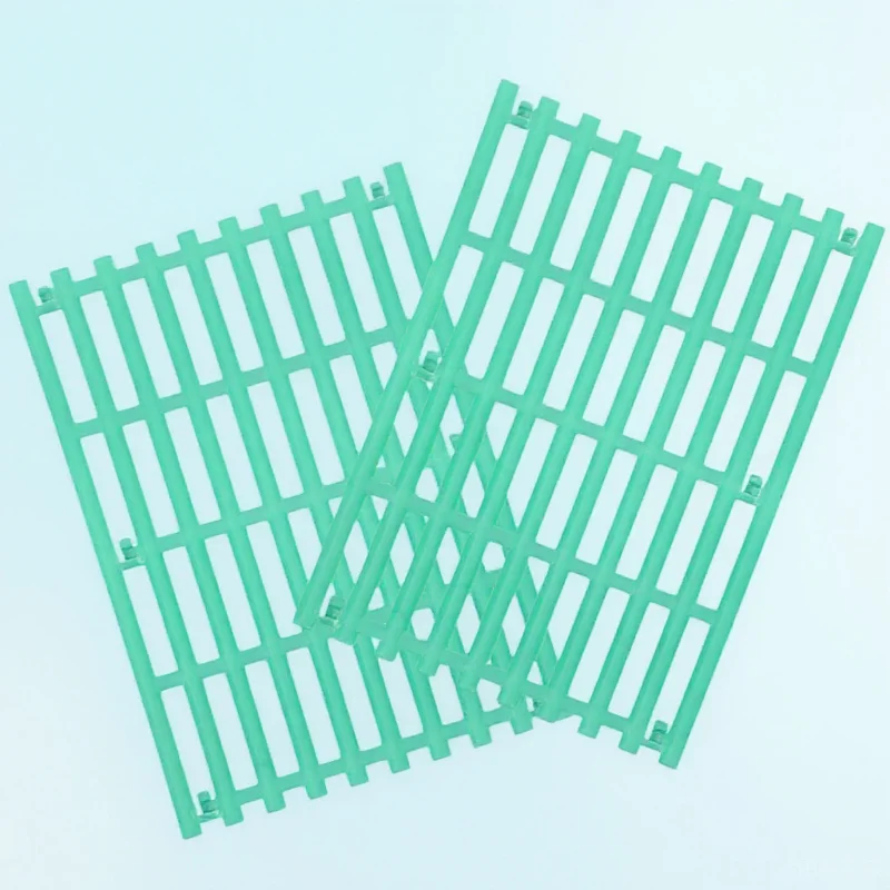 

2pcs Rabbit Cage Mat Plastic Nonslip Floor Pad For Bunny Hamster Guinea Pig Easy Clean Small Animal Cage Accessories Pet