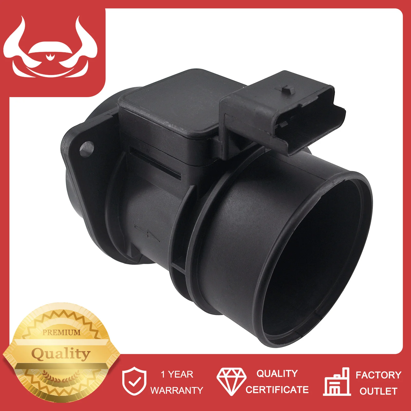 

New Mass Air Flow Maf Sensor 5WK96351 5WK9 6351 20.3855-10 For HYUNDA VOLGA Gazelle GAZ UAZ 3302 3110 ZMZ-406