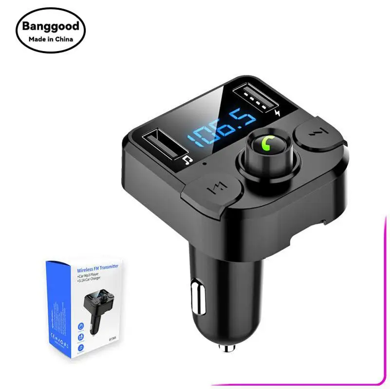 

BT36B Car Bluetooth MP3 Music Player Car Wireless FM Transmitter Phone Hands-Free Spot Batch