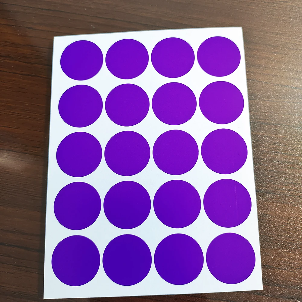 200 stücke 20mm bunte runde Punkte Papiere tikett Aufkleber für Home Shop Dekoration oder Schul büro Dateien Klassifizierung einfarbig – Detail 5