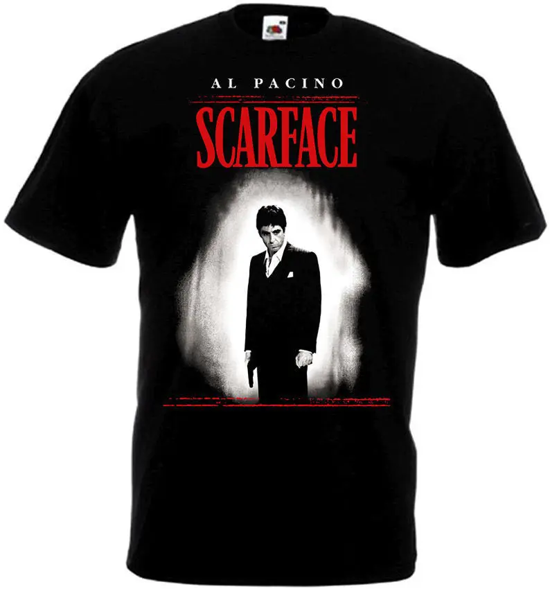 SCARFACE Movie Poster T shirt black all sizes