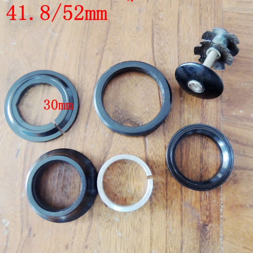 

1 комплект гарнитуры для горного велосипеда с двойными подшипниками, подшипник 41,8/52 мм для конической трубки 40 мм для горных велосипедов с конической вилкой