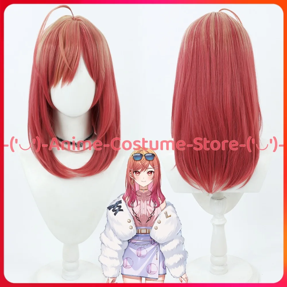 

Hololive DEV_IS ICHIJO Ririka Косплей Парик Аниме Персонаж Хэллоуин Карнавальный костюм для вечеринки Парики Термостойкие синтетические волосы