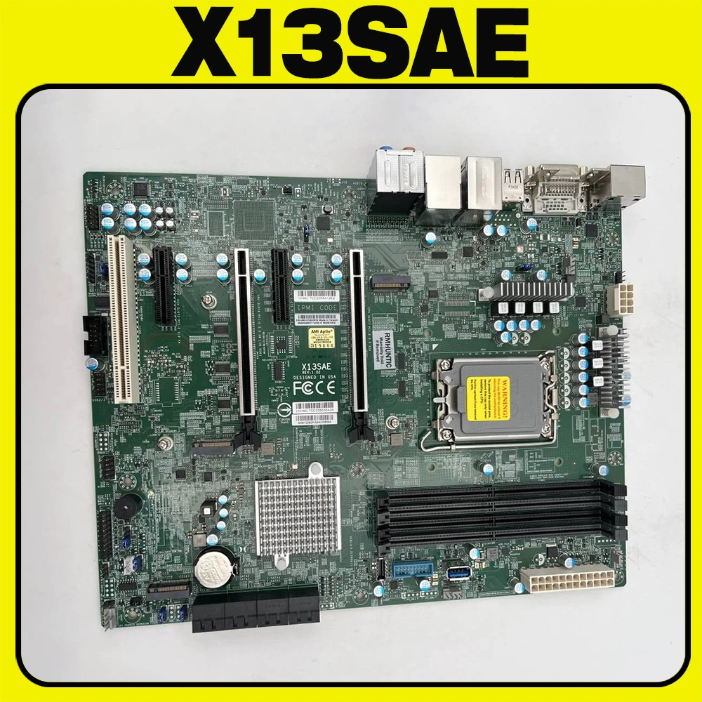 

Материнская плата X13SAE W680 12th Core DDR5 для одноканальной рабочей станции Supermicro