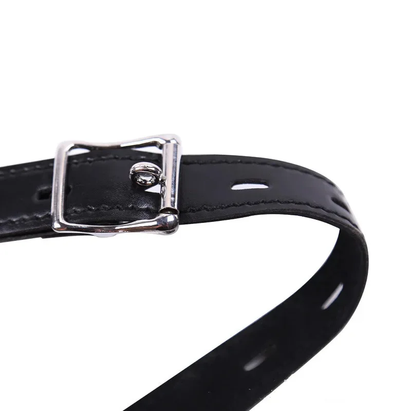 PU Leather Male Chastity Belt Device with Penis Lock And Rings BDSM Bondage Underwear for Men's Erotic Adult Games 18+ - view 6