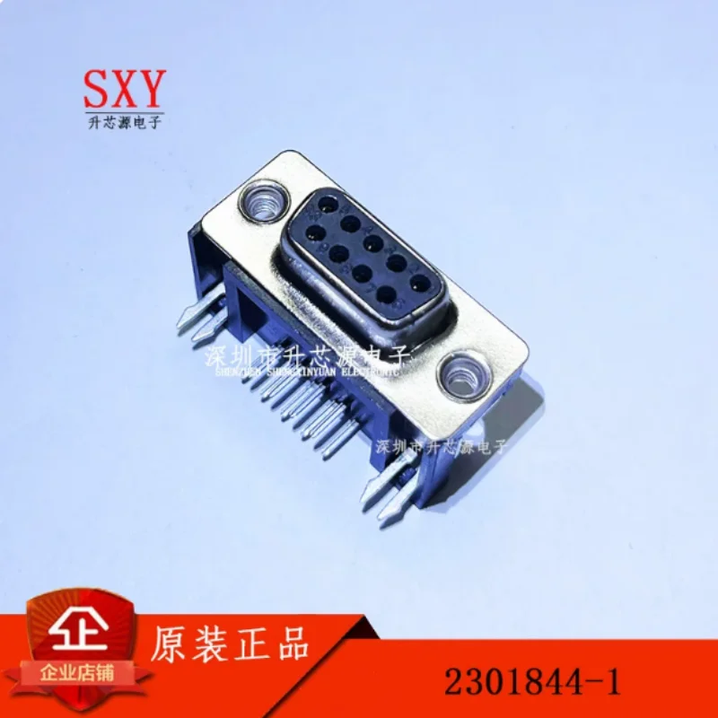 New Original 2301844-1 2301843-1 D-Sub Female Bent Header 9Pin D-Sub Connector