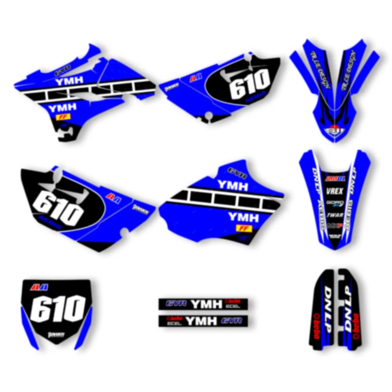 

Мотоциклетные графические наклейки Powerzone на заказ, наклейки для YAMAHA YZ85 2015 2016 2017 2018 2019 2020 2021