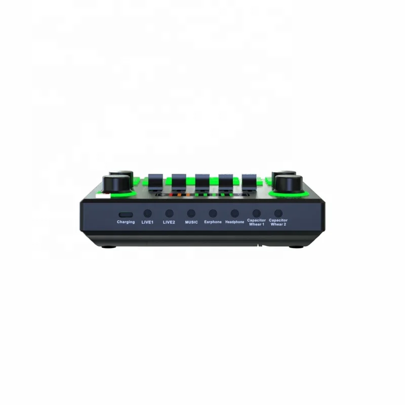 Ready to Ship Live V9s Mic Input Audio Mixer Console Mini Sound Card