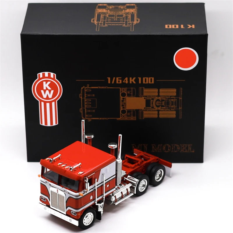 MJ Model 1:64 Kenworth K100 Limited500 Die-Cast Car Models Gifts