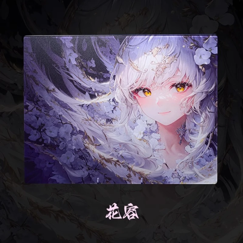 NEW E-sports Grade Glass Mouse Pad Frosting Process Tempered Glass Gaming Mouse Pad Manual Customize Patterns Anime Mousepad