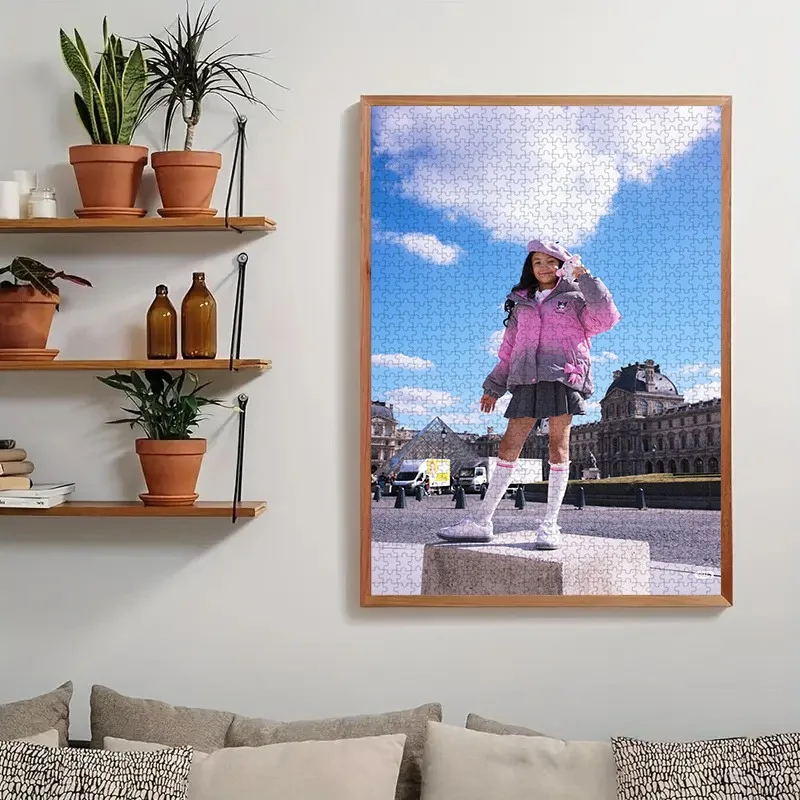 35/300/500/1000pcs Personalized Custom Photo Puzzle Family Photo Assembling Picture