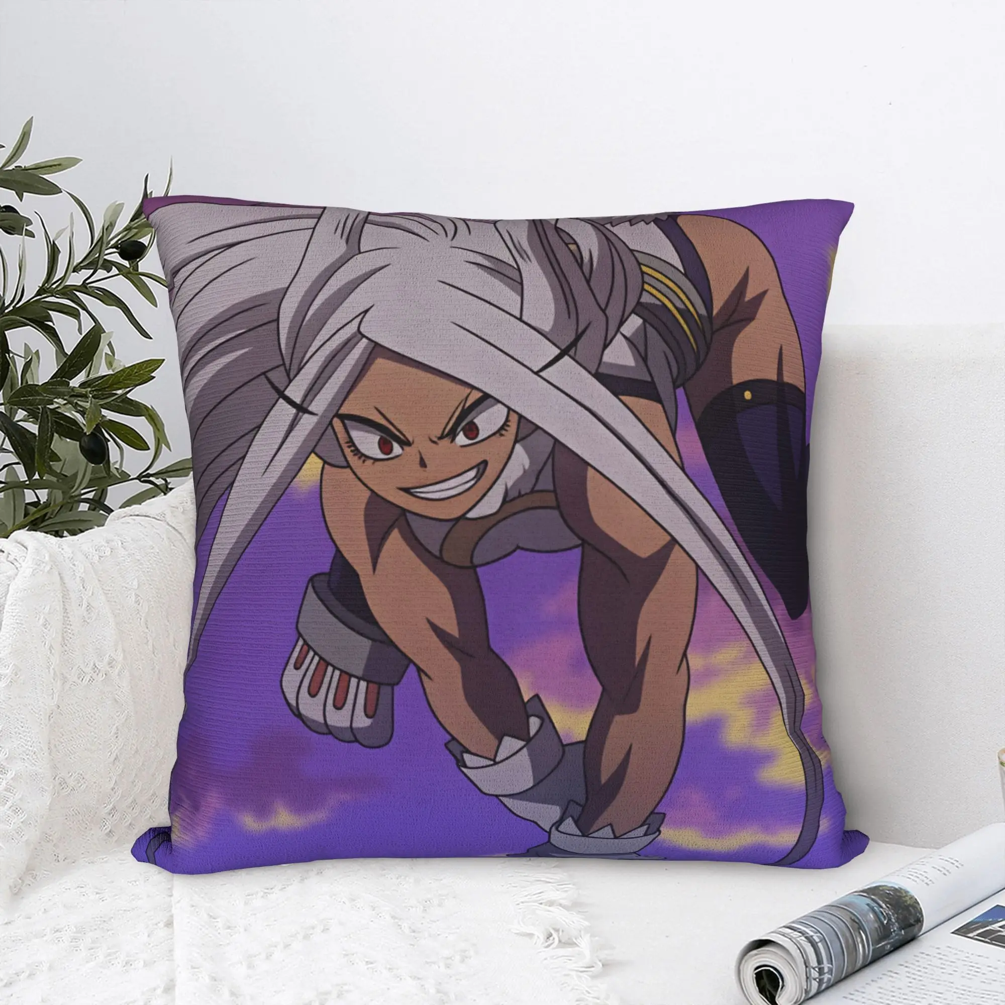 Rabbit Hero Mirko  Pillow Case  Comfy Pillow Cover For Sofa Car Home Decor Kawaii Pillowcases
