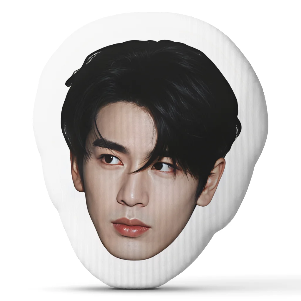Zhanglinhe Actor Face Shaped Pillow Cushion Irregular Stuffed Throw Pillows for Sofa Home Decoration Gift