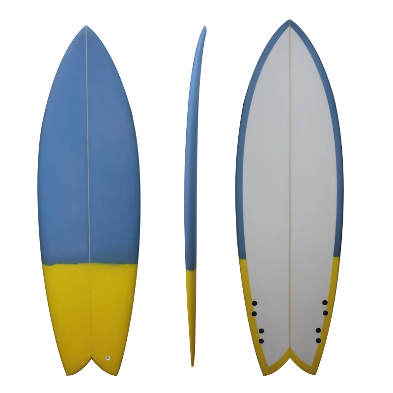 High Quality Customized PU Fish Tail Surfboard for Surfing