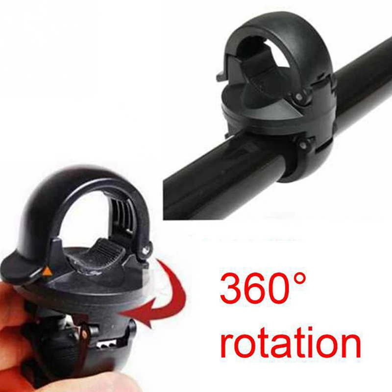 Cycling Light Bracket 360 Degree Rotation Grip Bike Clip LED Flashlight Bike Torch Mount Holder Mountain Bicycle Accessories