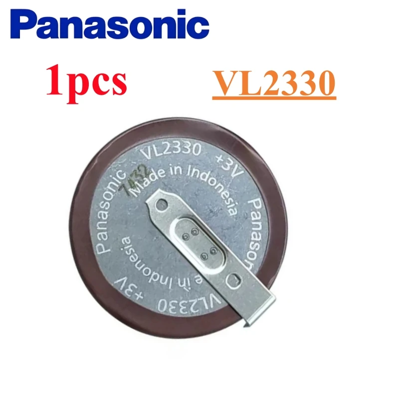 1-10pcs Panasonic 3V VL2330 ML2330 50mAh 180 Degrees Legs Rechargeable Lithium Battery For Watch BMW Car Key Electric Toy Clock