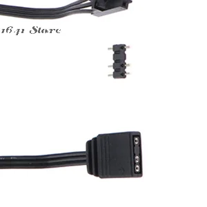 QL LL120 ICUE Ready Corsair RGB to ARGB 4Pin 3Pin Conversion Cable, Compatible with Pirate Ship Controller