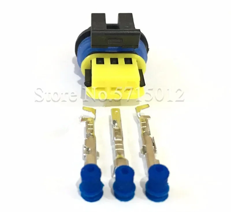 3 Hole Wire Harness Connector Motorcycle Plug Automotive Cable Waterproof Socket 15336029