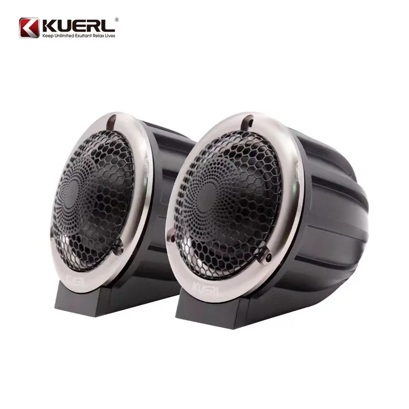 2PCS High quality Aluminum Shell Car Audio Wire Film Tweeter Speaker 25mm Voice Coil High Quality Car Audio Tweeter Head