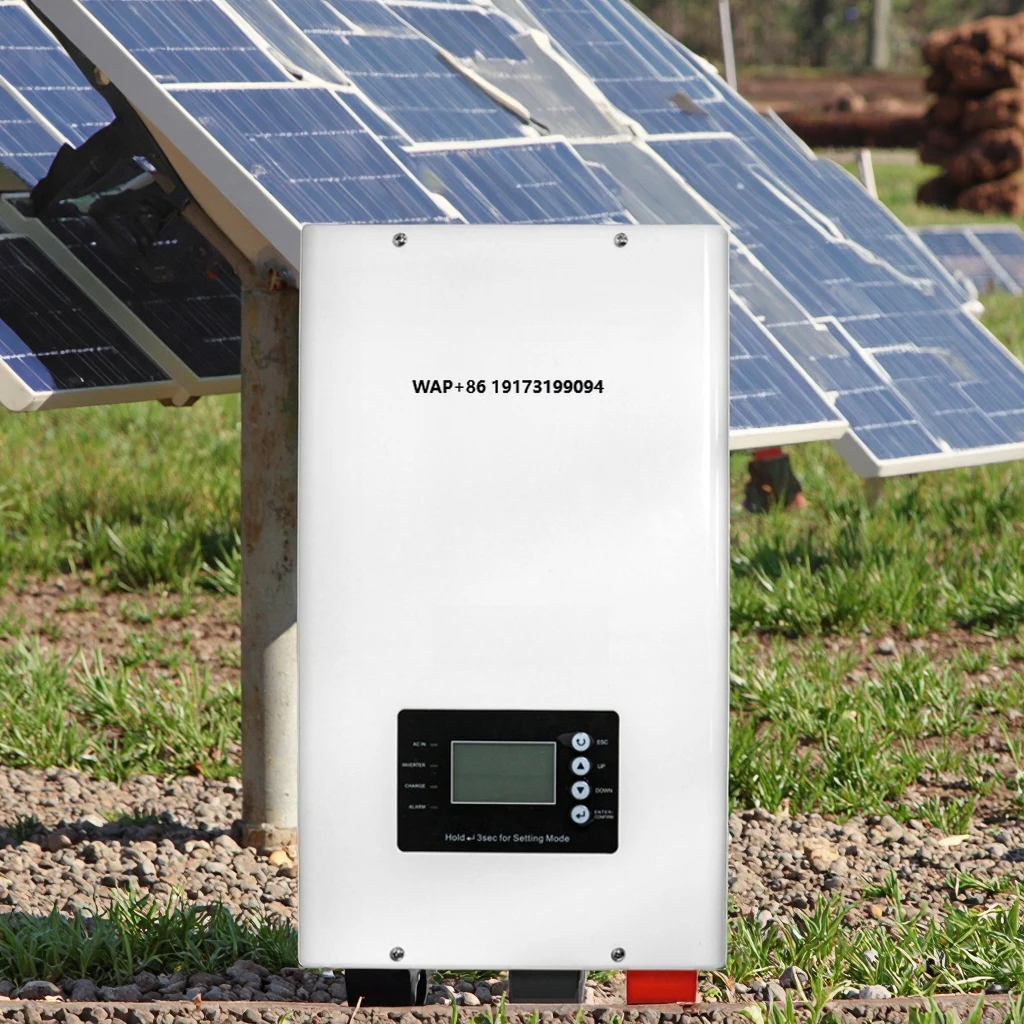 

Wave Solar Inverter 6000 Watts Split Phase 48v Off-Grid Light Emitting Diode Display 110V/220V 50/60Hz Single Phase