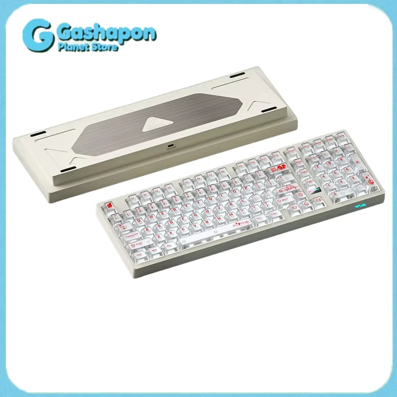 

WEIKEV MAX-102 Three-Mode Aluminum Mechanical Keyboard Wireless Bluetooth Long-Range Quick-Release Touch-Bead Switch Gaming Gift