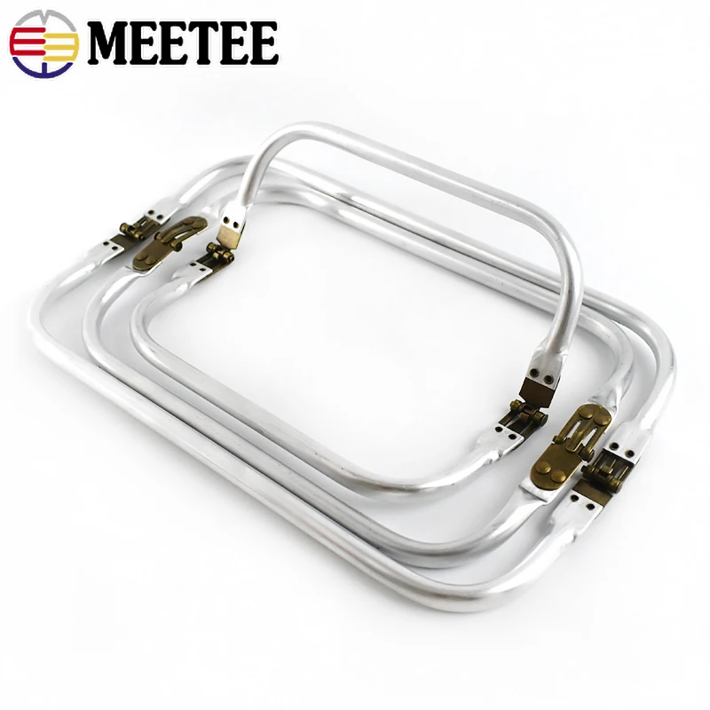 1-5Pcs Metall Kuss Verschluss Geldbörse Rahmen Aluminium Rohr Tasche Griff Brieftasche Rahmen Schnalle DIY Kupplung Tasche teile Hardware Zubehör