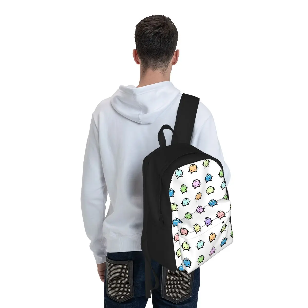 Stardew Vallei Pastel Junimos Vrouwen Rugzak 3D Kinderen Schooltas Video Game Computer Mochila Kids Waterdichte Reizen Rugzak