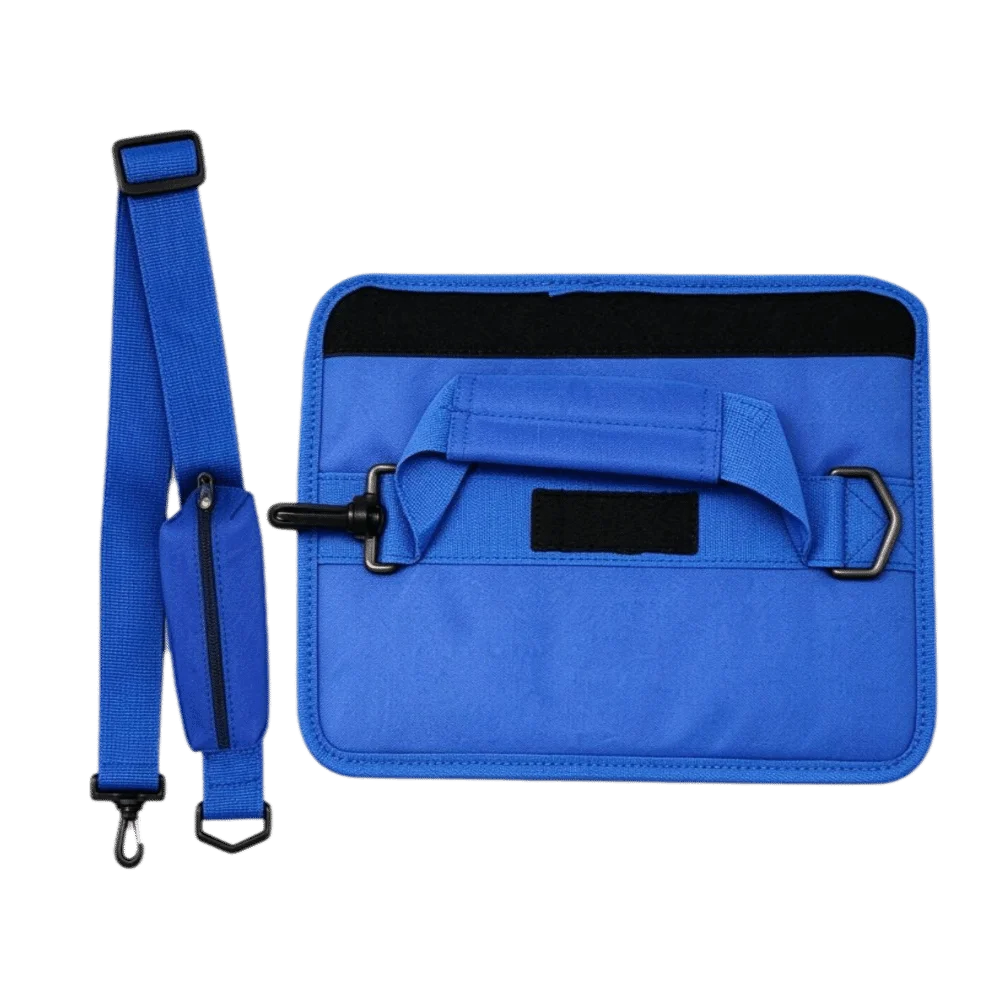 Blue Golf Club Carry Bag Oxford Fabric With Shoulder Strap Mini Golf Club Carrier Foldable Structure With Handle
