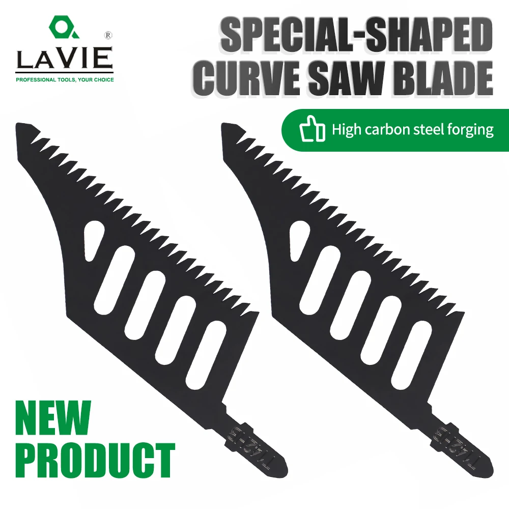 LAVIE Curved T142HB Saw Blade T Shank Flush Cutting Replacement Blades For Precision Cutters Electric Tool Accessories JIG03001