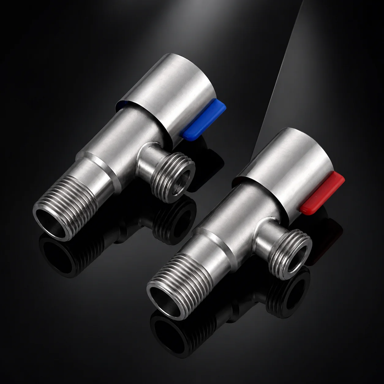 Home Bathroom Water Heater - Stainless Steel Hot Cold Inlet Valve