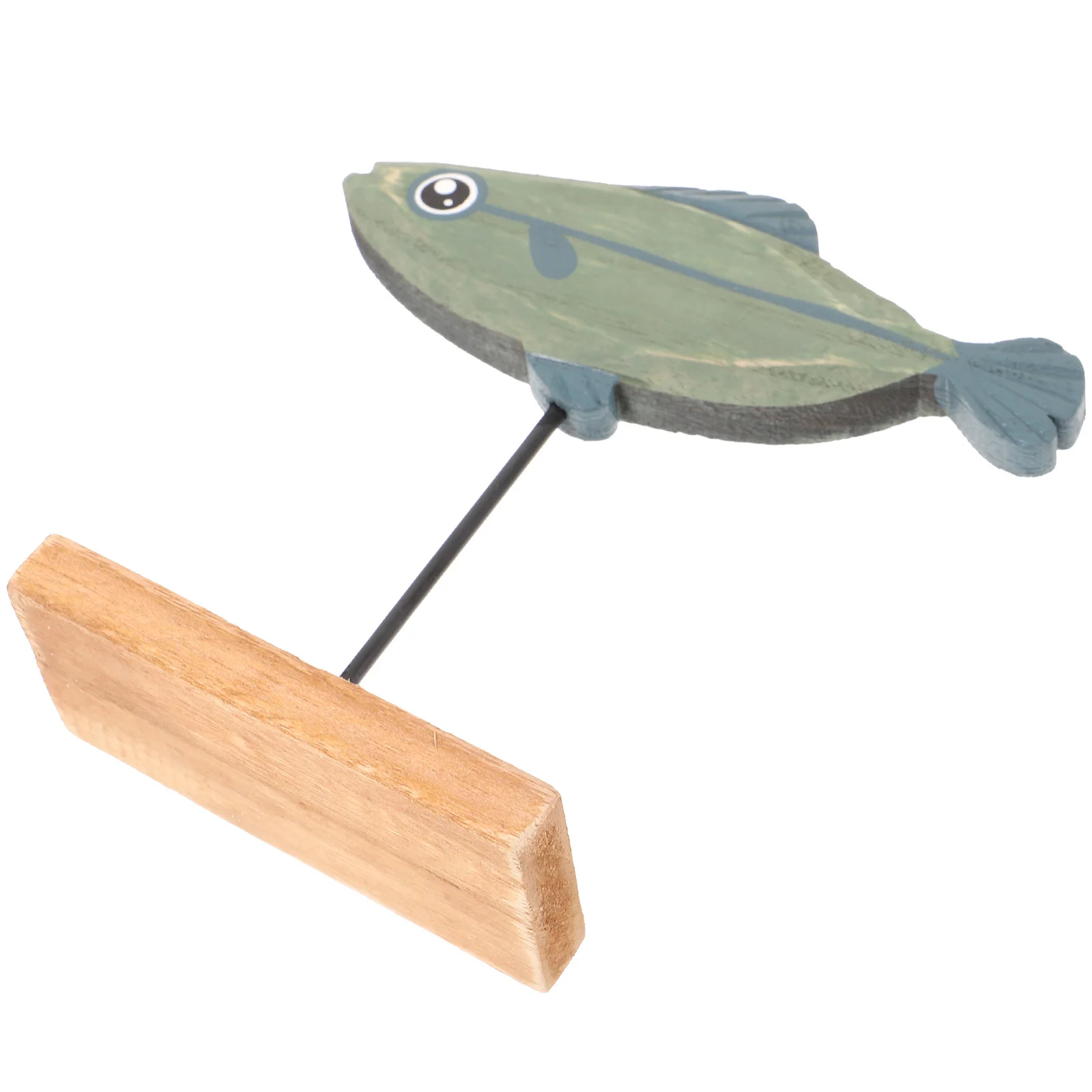 

Wooden Fish Ornament Cartoon Christmas Decor Lovely Fish Shape Christmas Desktop Ornament Xmas Decoration Wooden Decoration