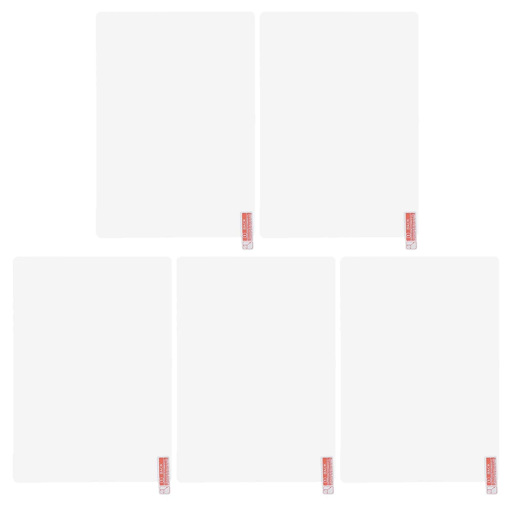 

5 Pcs Flat Tempered Film Ebook Screen Protector Clear Reader Protectors E-reader Protective Films Tempering