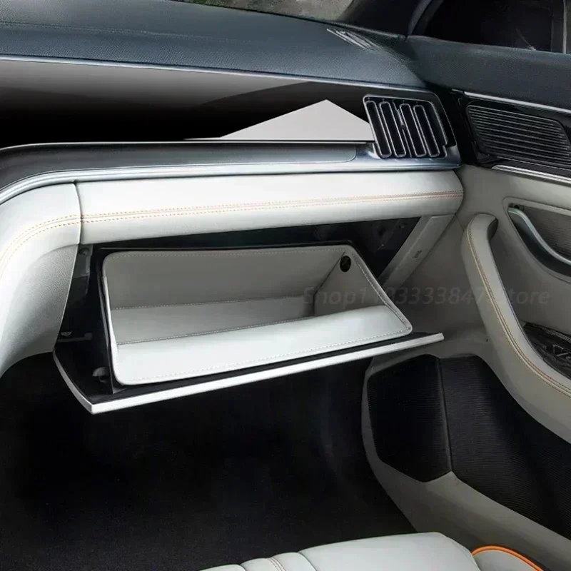 For BYD Song Plus SEAL U DMi/EV 2020-2025 Car Co-Pilot Storage Bag Pocket Central Control Glove Box Pad Car Refit Accessories