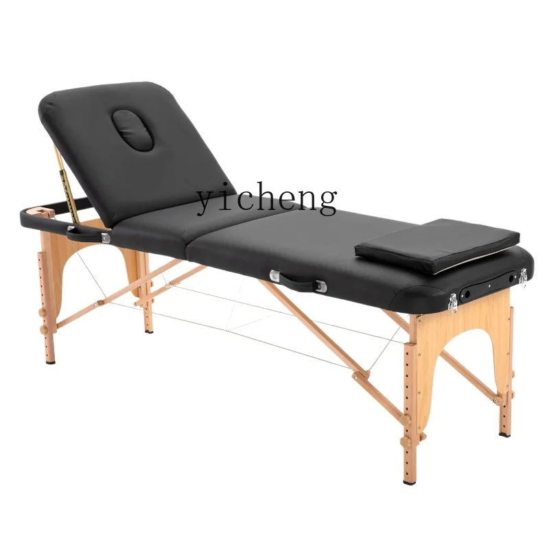 YY Folding Massage Bed Facial Bed Health Bed Physiotherapy Regular Cupping Installation-Free