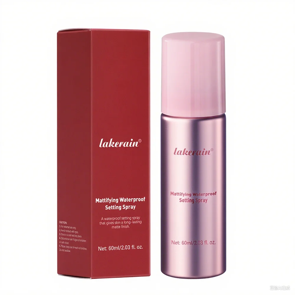 Matterende waterdichte setting spray voor alle huidtypes Oliecontrole Niet-kleverige make-up fixer Langdurige matte basismake-up
