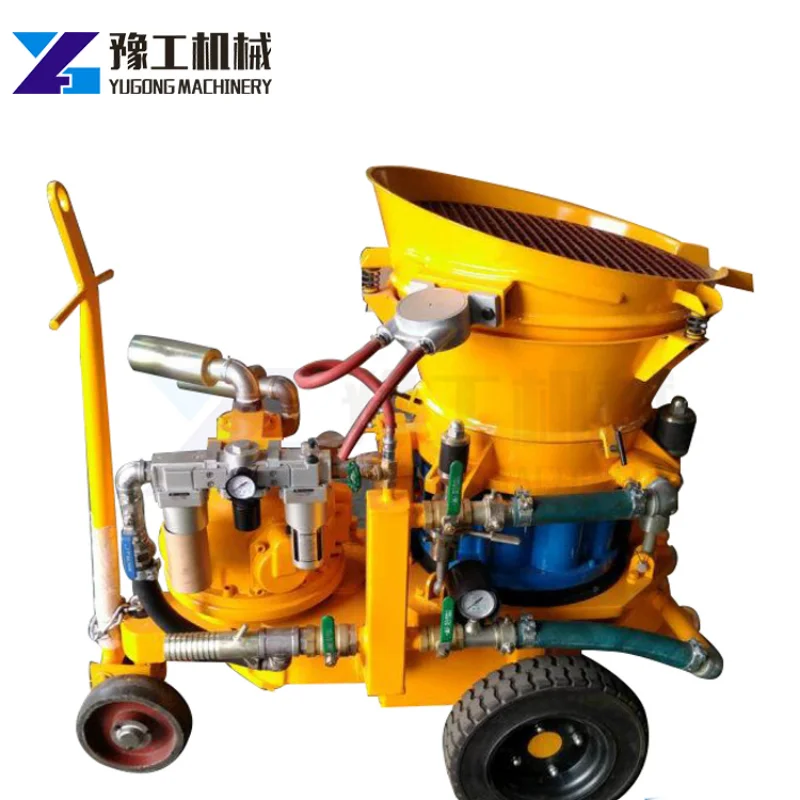 Import Cost-effective Dry Shotcrete Spray Concrete Gunite Machine Explosion-proof Wet Plaster Swimming Pool Shotcrete for Sale