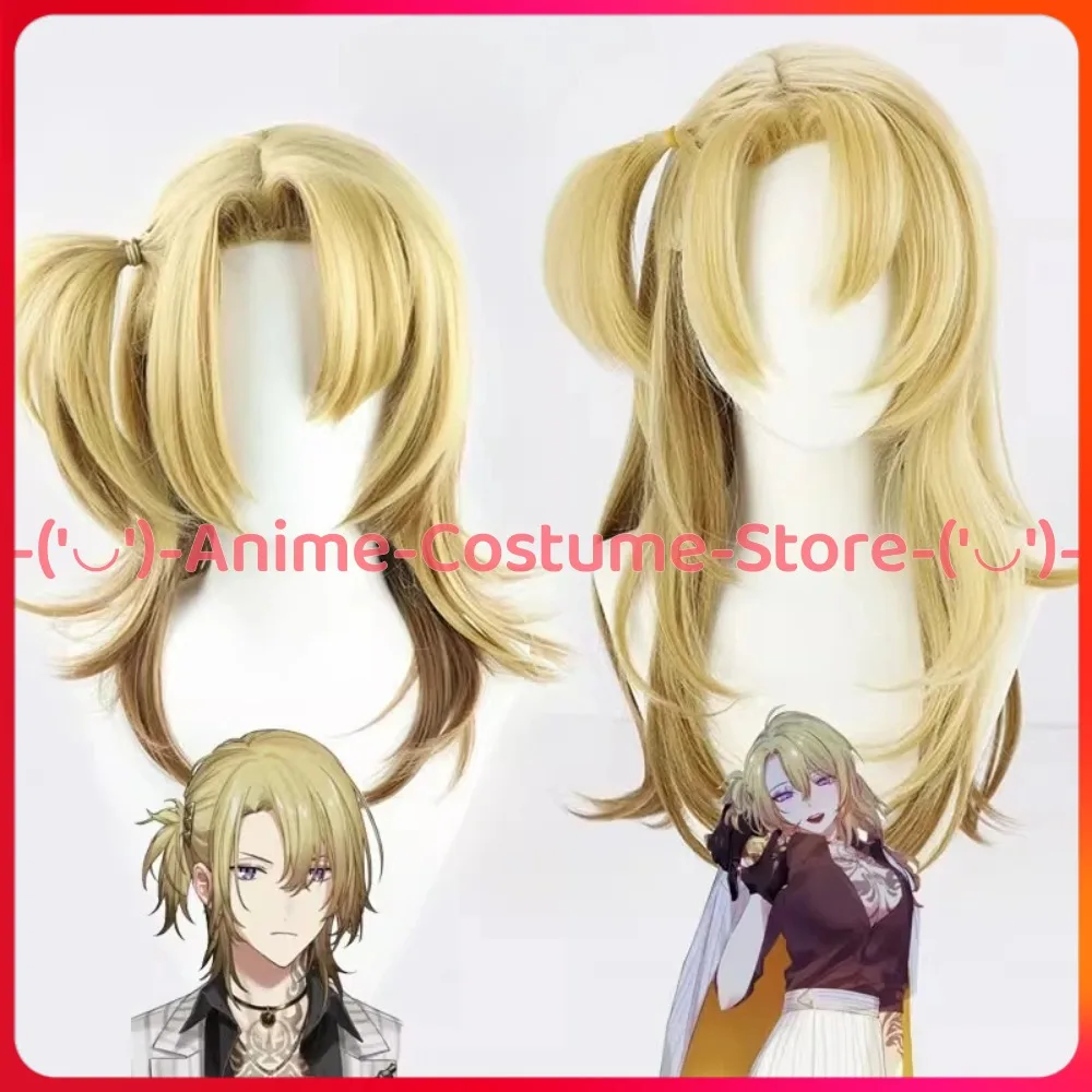 

NIJISANJI VTuber Luca Kaneshiro, парик для косплея, персонаж аниме, Хэллоуин, карнавальный костюм для вечеринки, парики, термостойкие синтетические волосы