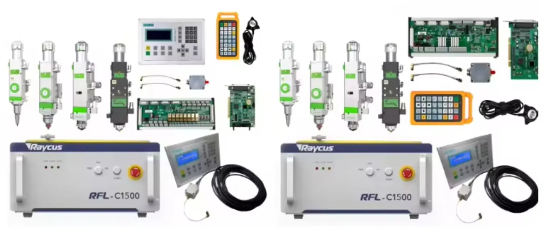 Kit componenti principali parti di attrezzatura per macchina da taglio in fibra Raycus Source BM111/109 Fscut1000/2000 Bcs100