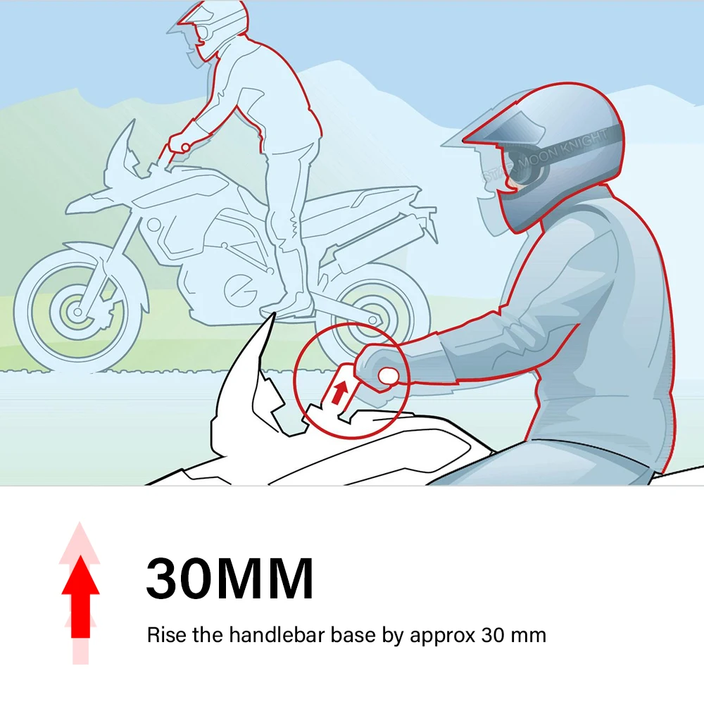 Motorcycle Handle Bar Riser Clamp 22mm Handlebar Heighten For BMW F750GS F 750 GS F750 GS 2018 2019 2020 2021 2022- Accessories
