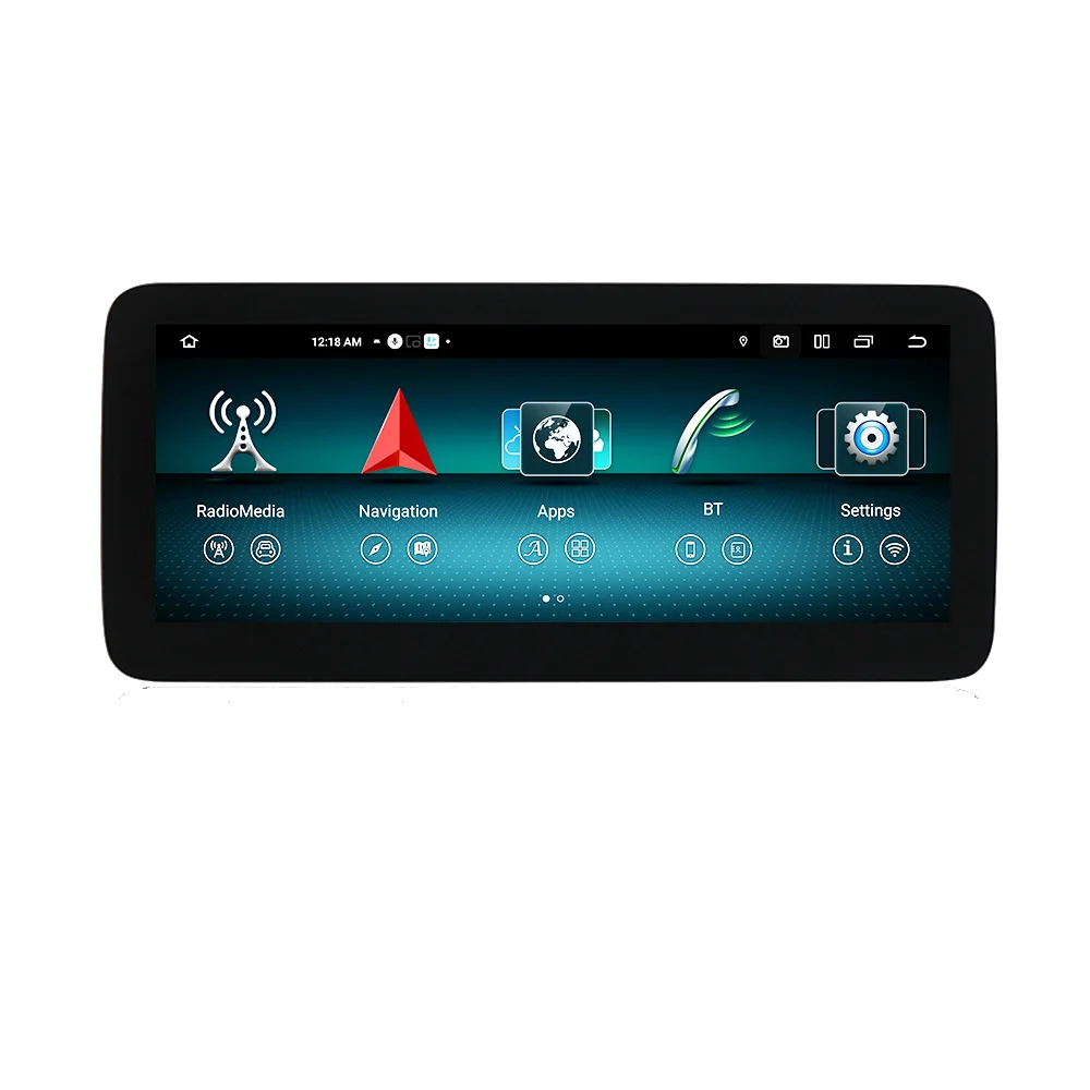 NaviFly EU Lager Android 14 Auto CarPlay Android Auto All-in-One Autoradio für Mercedes Benz A-Klasse W176 GLA X156 CLA C117 2013 - 2018 4G-LTE GPS BT Multimedia Player Autoradio
