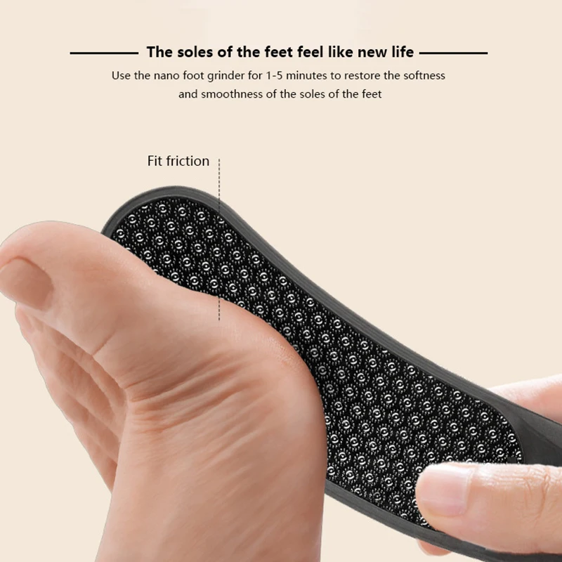 Professionele Nano Glazen Voet Bestand Hakken Dode Huid Eelt Remover Voeten Scrubber Voor Vrouw Voeten Huidverzorging Voetverzorging Pedicure Gereedschap